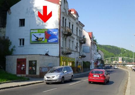 Děčín, Labské nábř. - směr centrum