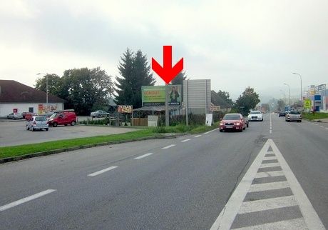 Český Krumlov, Budějovická 2, směr centrum, od Českých Budějovic