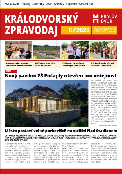 Králodvorský zpravodaj – titulní strana