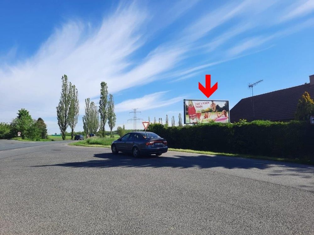 II/604, Chraštičky, Průjezd směr Příbram