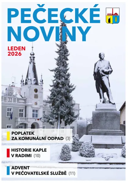 Pečecké noviny – titulní strana