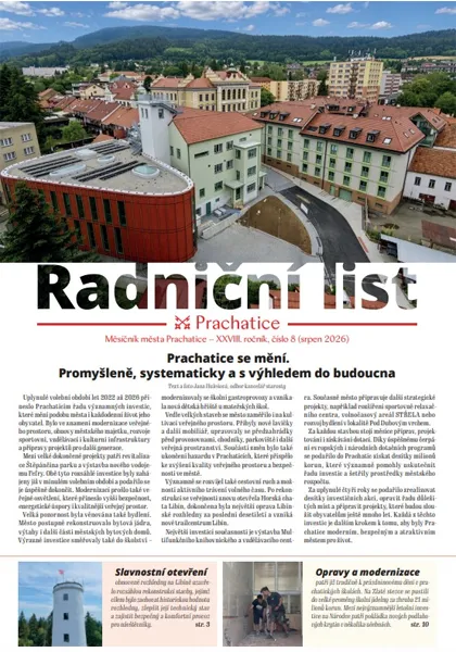 Radniční list (Prachatice) – titulní strana