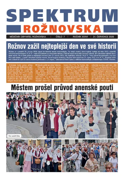 Spektrum Rožnovska – titulní strana
